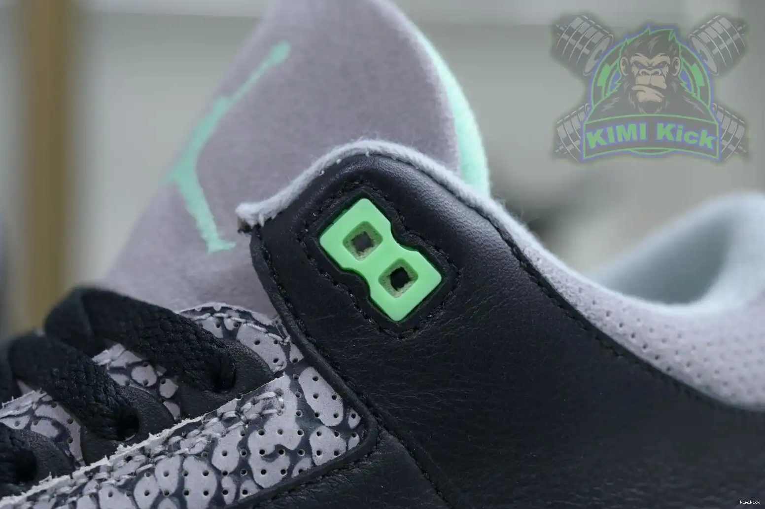 Air Green Jordan 3 Glow Kimikick 0608